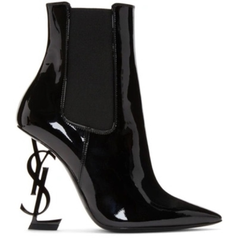 YSL Opyum Patent Leather Bootie